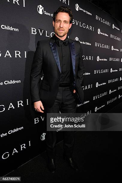 Florist Jeff Leatham attends BVLGARI and Save The Children STOP. THINK. GIVE. Pre-Oscar Event at Spago on February 17, 2015 in Beverly Hills,...