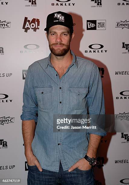 Geoff Stults attends Day 2 of Oakley Learn To Ride With AOL At Sundance on January 18, 2014 in Park City, Utah.