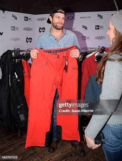 Geoff Stults attends Day 2 of Oakley Learn To Ride With AOL At Sundance on January 18, 2014 in Park City, Utah.