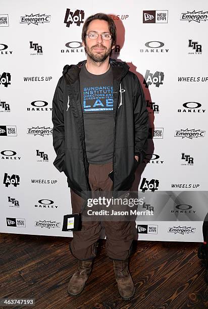 Martin Starr attends Day 2 of Oakley Learn To Ride With AOL At Sundance on January 18, 2014 in Park City, Utah.