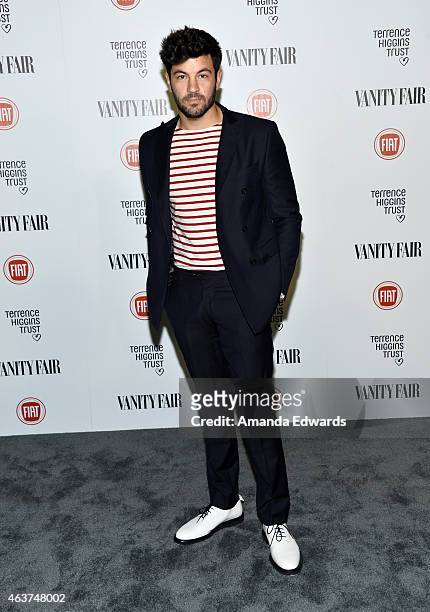 Actor Jordan Masterson arrives at the Vanity Fair and Fiat Toast to "Young Hollywood" in support of the Terrence Higgins Trust at No Vacancy on...