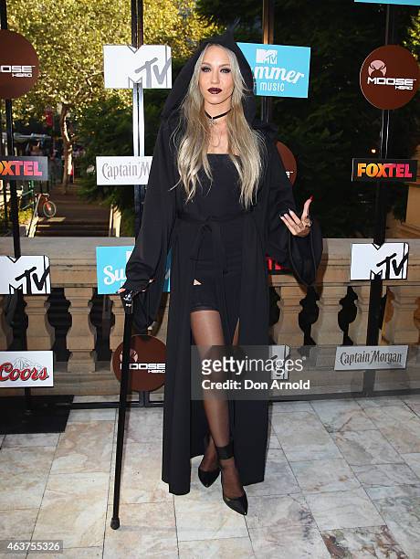 Imogen Anthony attends MTV's Summer Of Music Photo Call Sydney Town Hall on February 18, 2015 in Sydney, Australia.