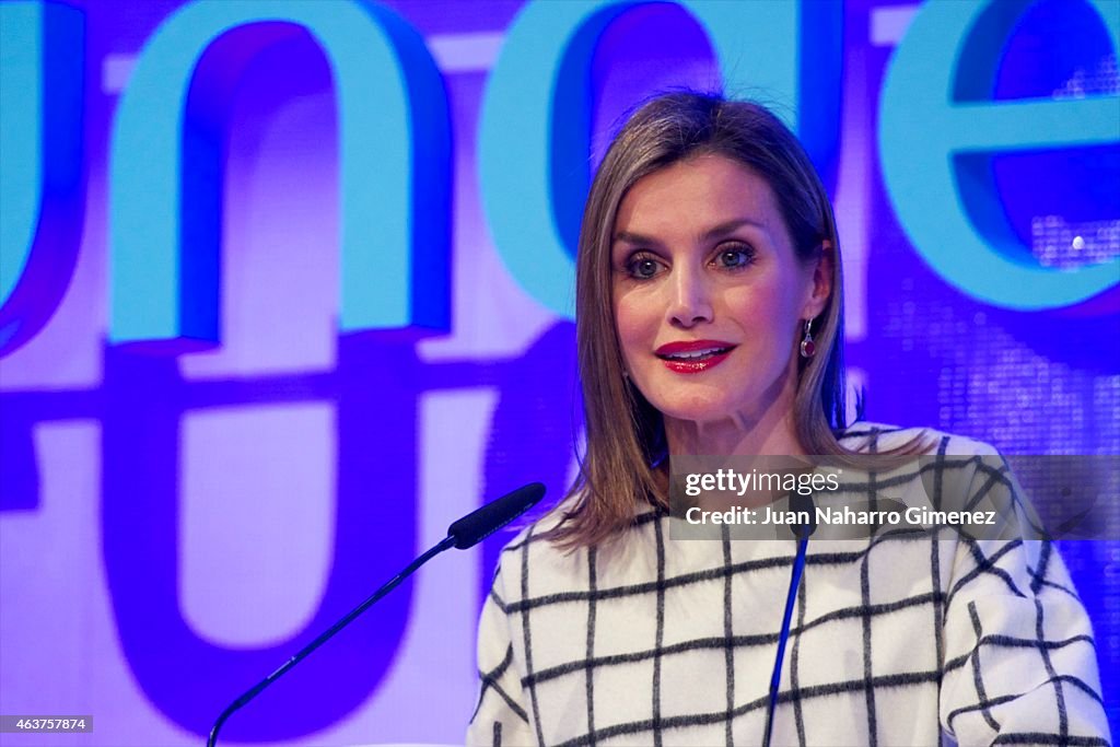 Queen Letizia Attends Fundeu 10th Anniversary