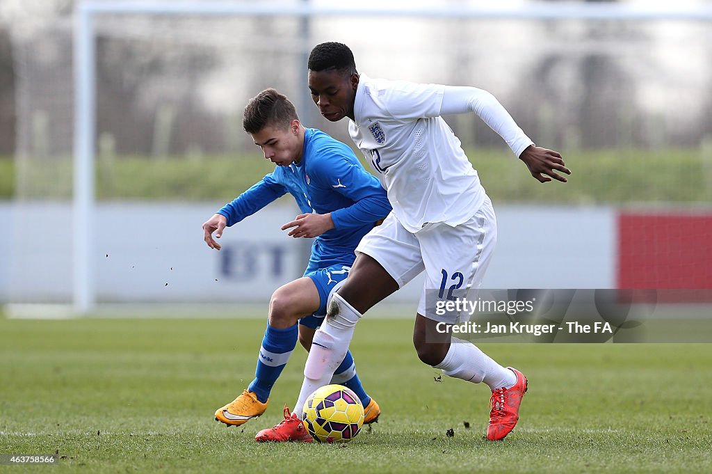 England U16 v Slovakia U16 - UEFA Under-16 Development Tournament