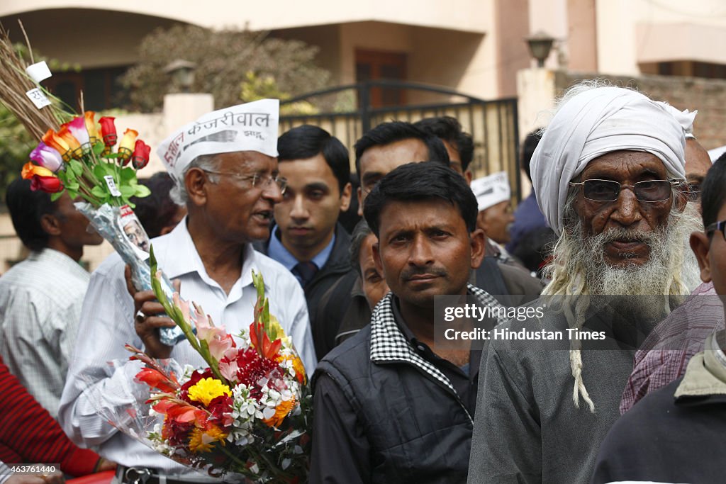 Arvind Kejriwal Holds First Janta Darbar After Becoming Chief Minister