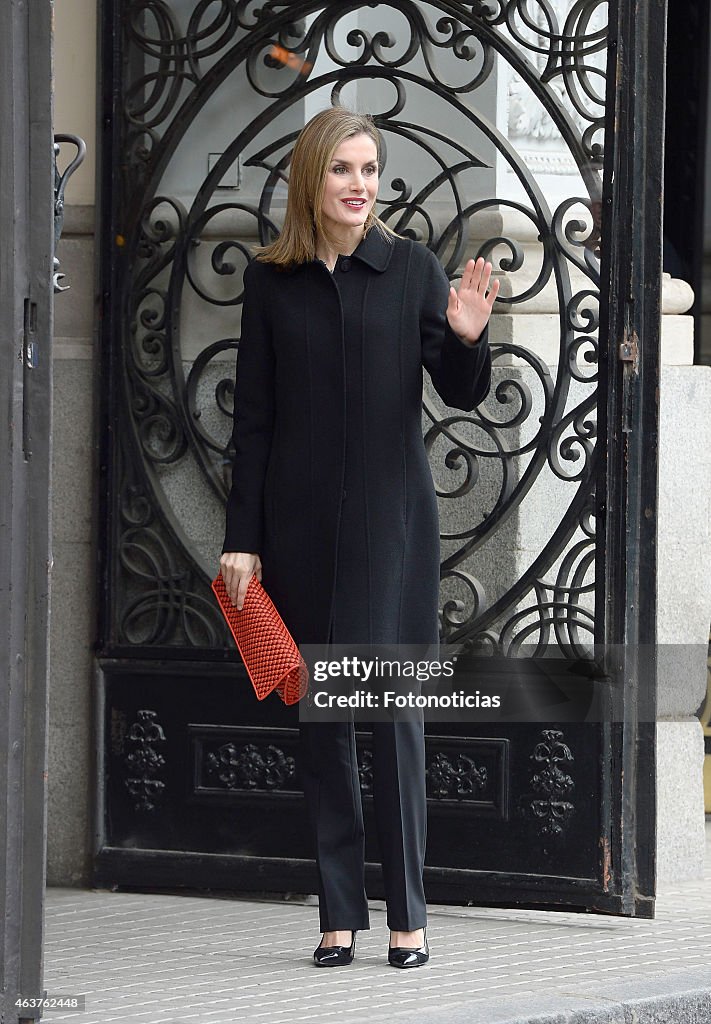 Queen Letizia Attends Fundeu 10th Anniversary