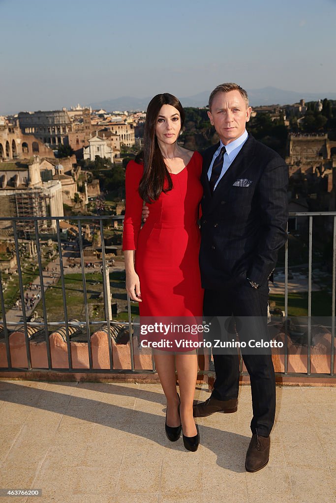 "SPECTRE" Photocall On Location In Rome, Italy