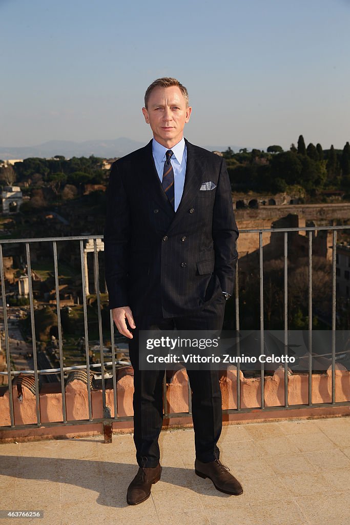 "SPECTRE" Photocall On Location In Rome, Italy