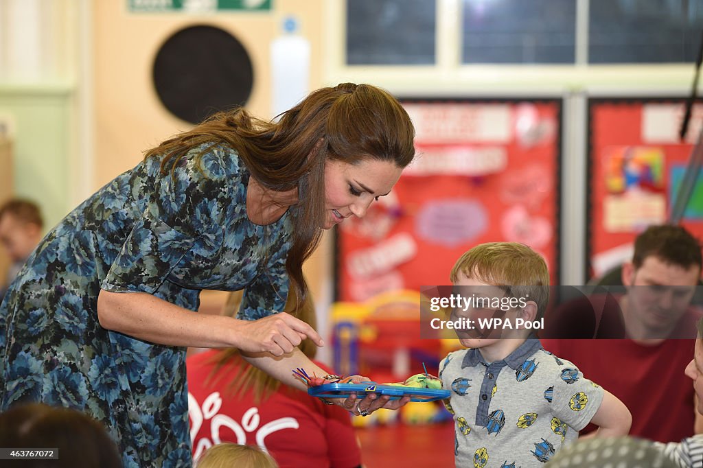 The Duchess Of Cambridge Visits Action For Children's Cape Hill Children's Centre