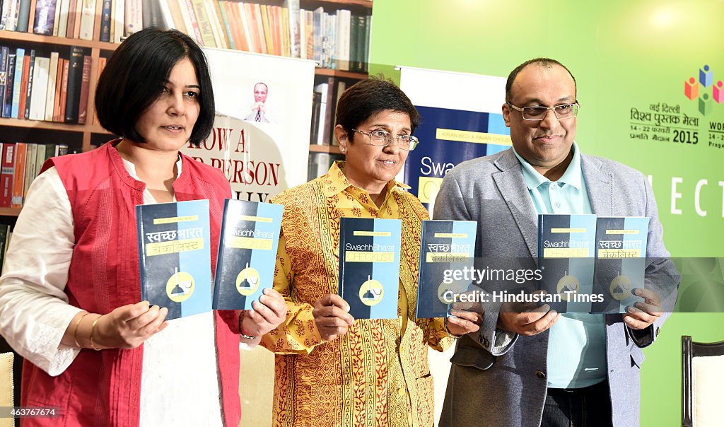 Kiran Bedi Launches Books At World Book Fair