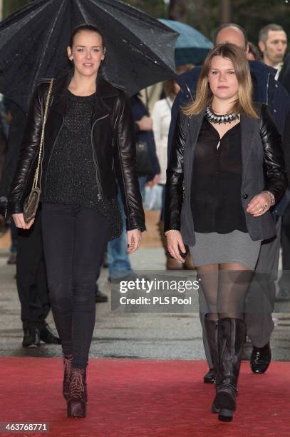 Pauline Ducruet and Camille Gottlieb attend the 38th International Circus Festival on January 19, 2014 in Monte-Carlo, Monaco.