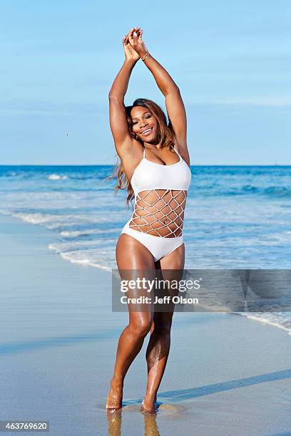 Athlete Serena Williams is photographed for Fitness Magazine in August 2012, in West Palm Beach, Florida. PUBLISHED IMAGE