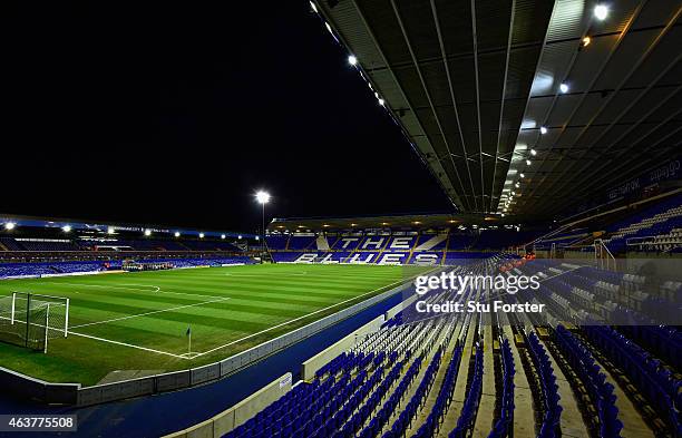 General view of St Andrews stadium before the Sky Bet Championship match between Birmingham City and Middlesbrough at St Andrews on February 18, 2015...