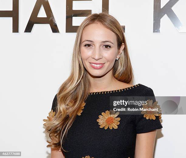 Harley Viera-Newton attends Michael Kors at Spring Studios on February 18, 2015 in New York City.