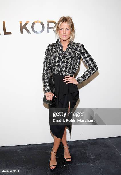 Alexandra Richards attends Michael Kors at Spring Studios on February 18, 2015 in New York City.