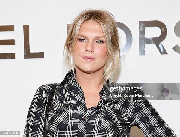 Alexandra Richards attends Michael Kors at Spring Studios on February 18, 2015 in New York City.