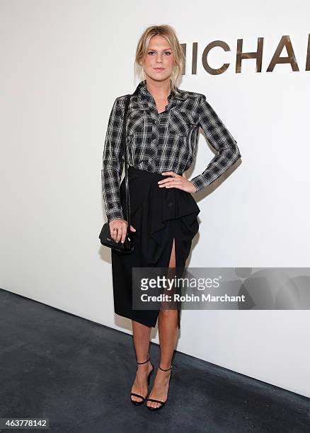 Alexandra Richards attends Michael Kors at Spring Studios on February 18, 2015 in New York City.