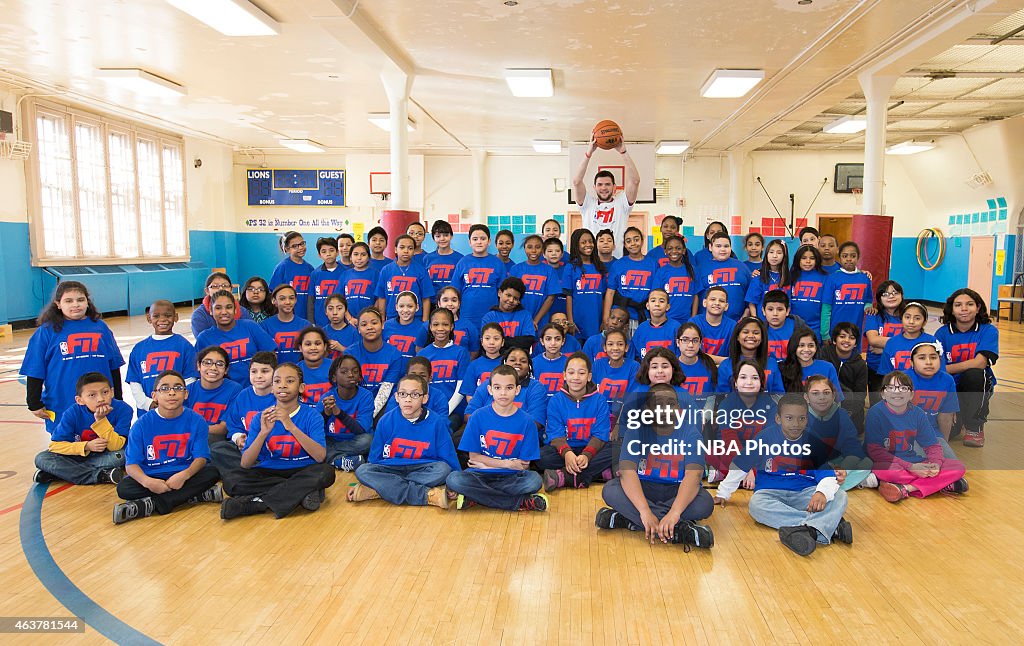 NBA Cares - NBA FIT Day of Service NBA All Star 2015