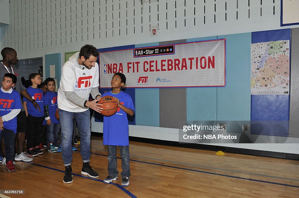 NBA Cares - NBA FIT Day of Service NBA All Star 2015