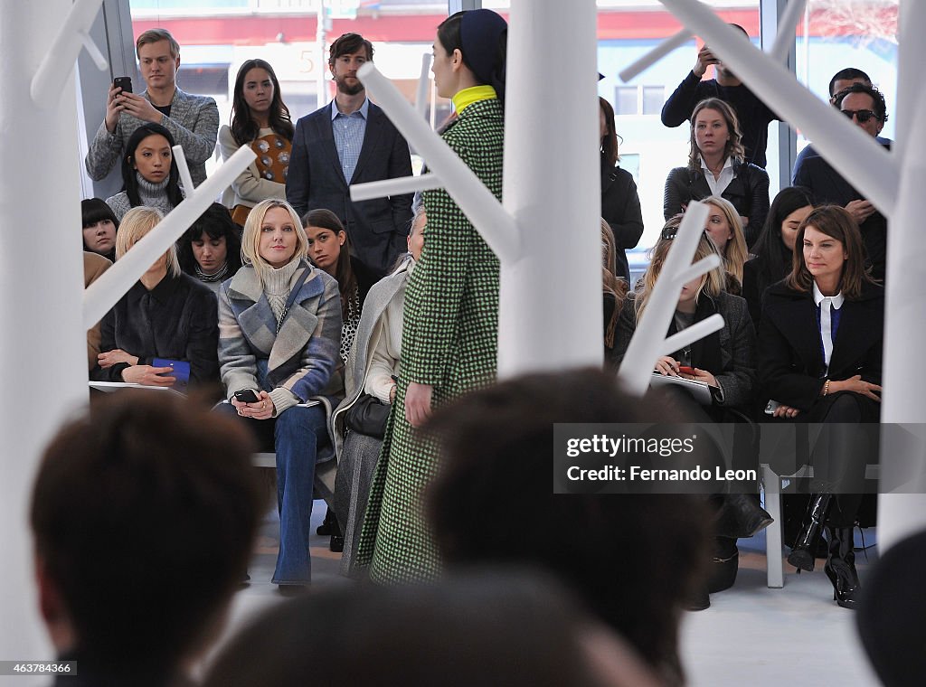 Delpozo - Front Row - Mercedes-Benz Fashion Week Fall 2015