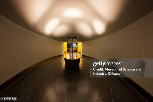 An image of the Whispering Gallery which was originally part of the Motorola radio exhibit from 1946 at the Museum of Science and Industry, Chicago,...