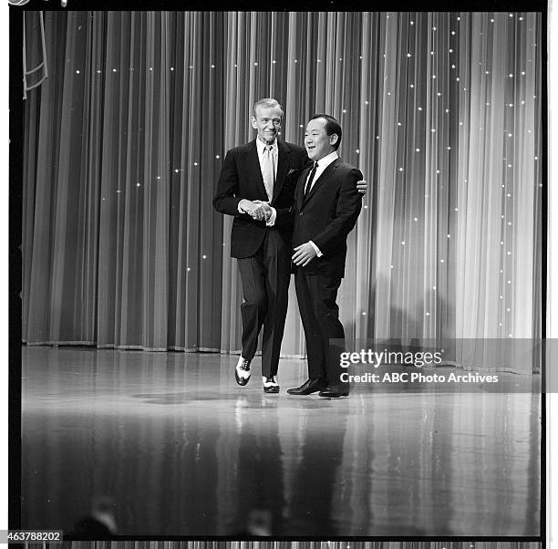 Airdate: March 12, 1966. L-R: FRED ASTAIRE ;PAT MORITA