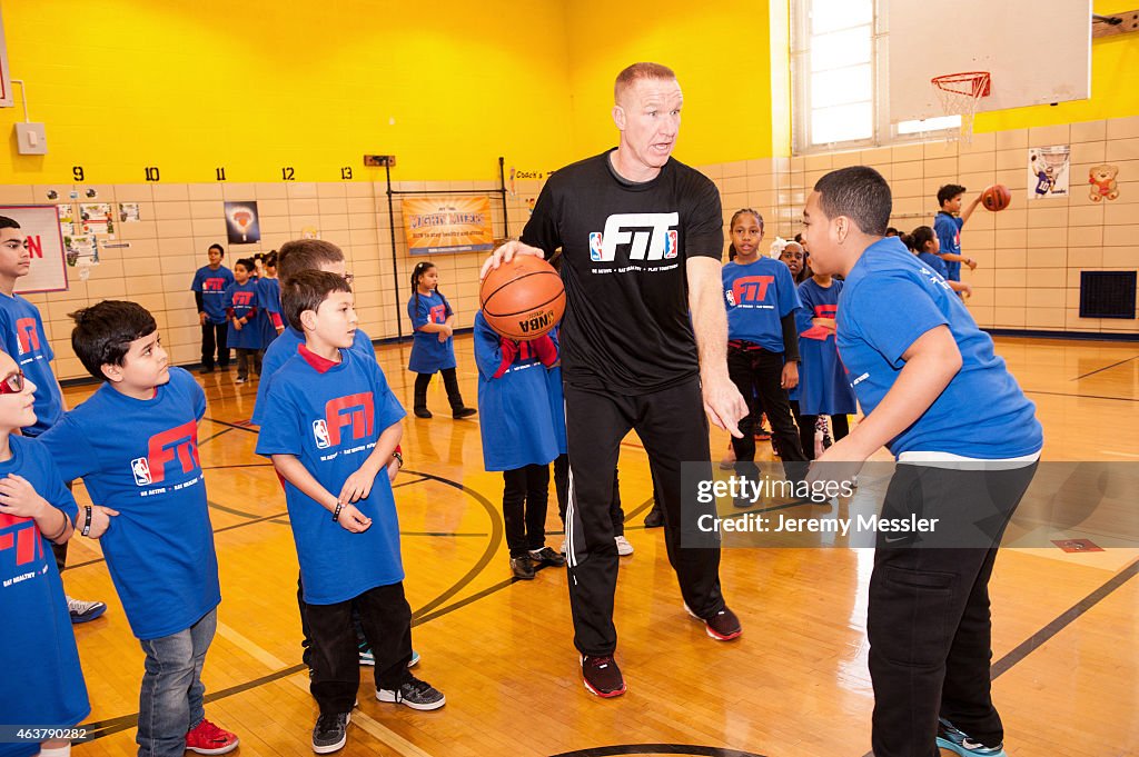 NBA Cares - NBA FIT Day of Service NBA All Star 2015