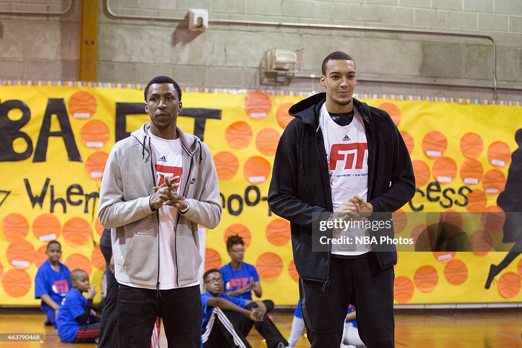 NBA Cares - NBA FIT Day of Service NBA All Star 2015