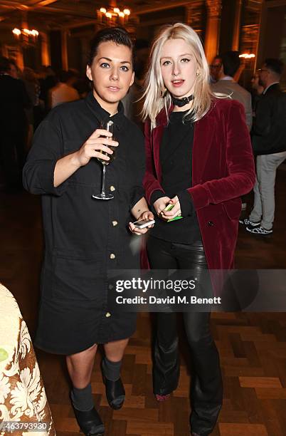 Olivia Hazeldine and Harriet Verney attend the launch of Premier Model Management founder Carole White's autobiography "Have I Said Too Much?: My...