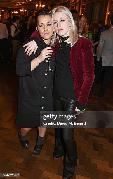 Olivia Hazeldine and Harriet Verney attend the launch of Premier Model Management founder Carole White's autobiography "Have I Said Too Much?: My...