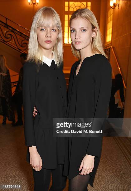 Marjan Jonkman and Irina Shipunova attend the launch of Premier Model Management founder Carole White's autobiography "Have I Said Too Much?: My Life...