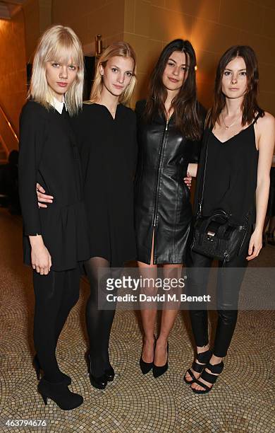 Marjan Jonkman, Irina Shipunova and guests attend the launch of Premier Model Management founder Carole White's autobiography "Have I Said Too Much?:...