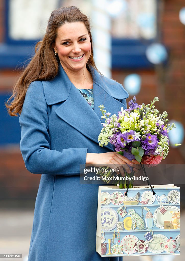 The Duchess Of Cambridge Visits Emma Bridgewater Factory