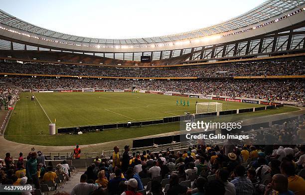 General view during the 2014 African Nations Championship match between South Africa and Nigeria at Cape Town Stadium on January 19, 2014 in Cape...