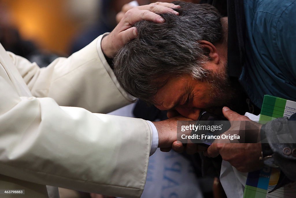 Pope Francis Visits Roman Parish of Sacro Cuore di Gesu'