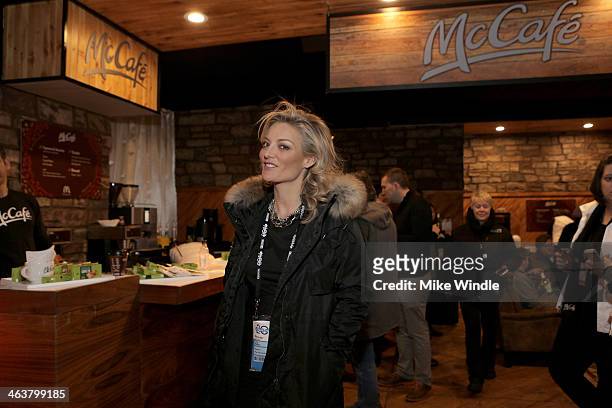 Lucy Walker attends McDonald's McCafe Presents The Village At The Lift on January 18, 2014 in Park City, Utah.