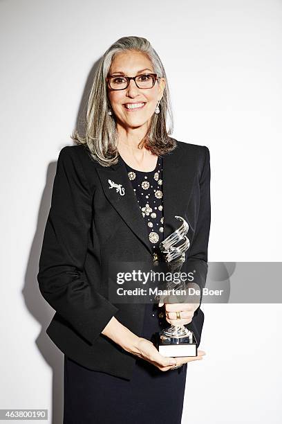 Honoree Dr. Deborah Nadoolman Landis poses for a portrait at the 17th Costume Designers Guild Awards with presenting sponsor Lacoste at The Beverly...