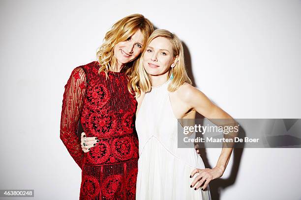 Actresses Laura Dern and Naomi Watts pose for a portrait at the 17th Costume Designers Guild Awards with presenting sponsor Lacoste at The Beverly...