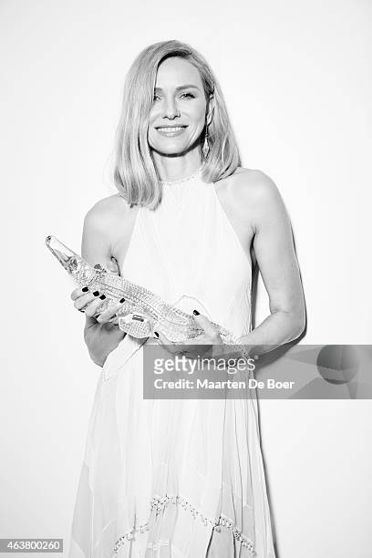 Actress Naomi Watts poses for a portrait at the 17th Costume Designers Guild Awards with presenting sponsor Lacoste at The Beverly Hilton Hotel on...