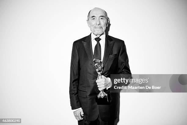 Costume Designer Albert Wolsky poses for a portrait at the 17th Costume Designers Guild Awards with presenting sponsor Lacoste at The Beverly Hilton...