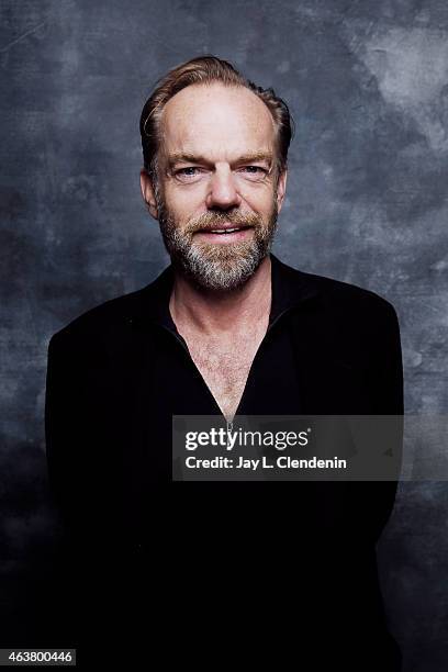 Hugo Weaving is photographed for Los Angeles Times on January 24, 2015 in Park City, Utah. PUBLISHED IMAGE. CREDIT MUST READ: Jay L. Clendenin/Los...