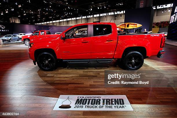 Chevrolet Colorado at the 107th Annual Chicago Auto Show at McCormick Place in Chicago, Illinois on FEBRUARY 13, 2015.