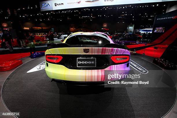 Dodge Viper GT at the 107th Annual Chicago Auto Show at McCormick Place in Chicago, Illinois on FEBRUARY 13, 2015.
