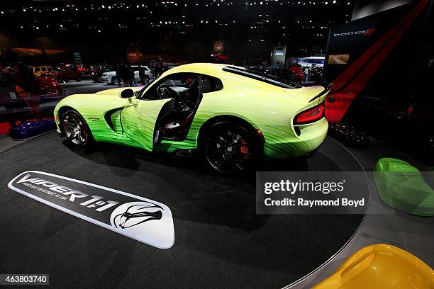 Dodge Viper GT at the 107th Annual Chicago Auto Show at McCormick Place in Chicago, Illinois on FEBRUARY 13, 2015.
