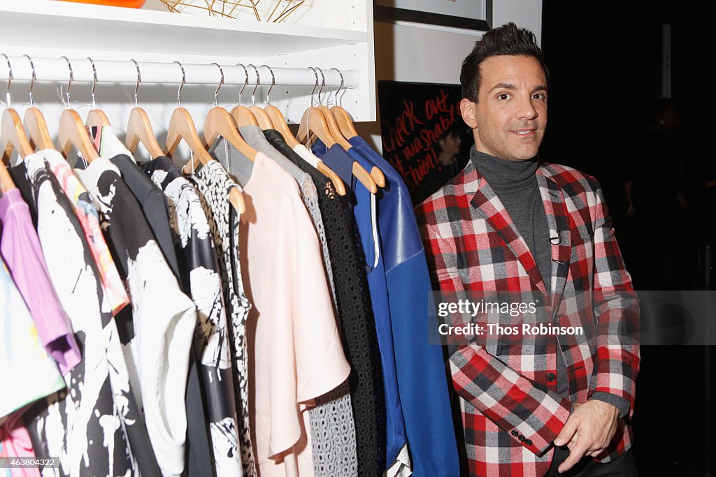 George Kotsiopoulos Visits Tide's Washable Closet At Mercedes-Benz Fashion Week Fall 2015