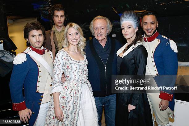 Team Musical Comedy "Marie Antoinette et le Chevalier de Maison Rouge" Mickael Miro, Valentin Marceau, Aurore Delplace, Autor Didier Barbelivien,...
