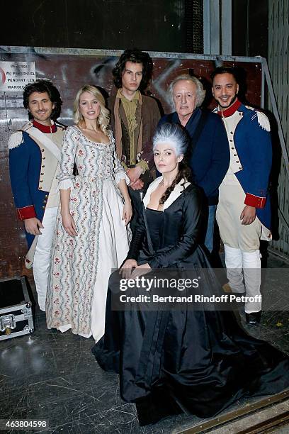 Team Musical Comedy "Marie Antoinette et le Chevalier de Maison Rouge" Mickael Miro, Aurore Delplace, Valentin Marceau, Kareen Antonn, Autor Didier...