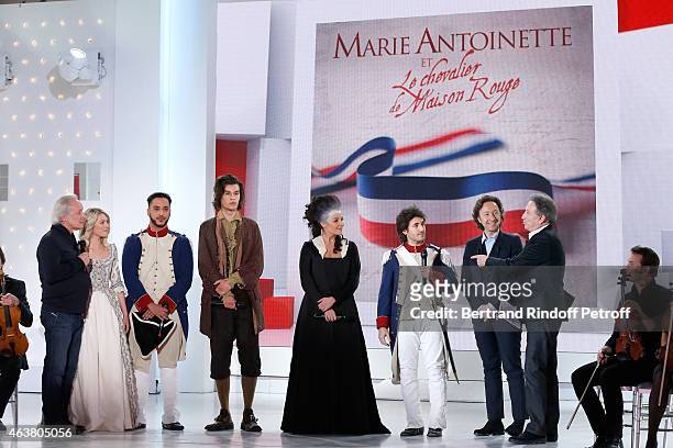 Team Musical Comedy "Marie Antoinette et le Chevalier de Maison Rouge" Autor Didier Barbelivien, Aurore Delplace, Slimane, Valentin Marceau, Kareen...