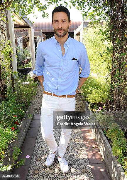 Noah Mills attends the Maison De Mode Oscar week lunch hosted by Rosario Dawson, Amanda Hearst, Hassan Pierre & Spotify at Petit Ermitage on February...