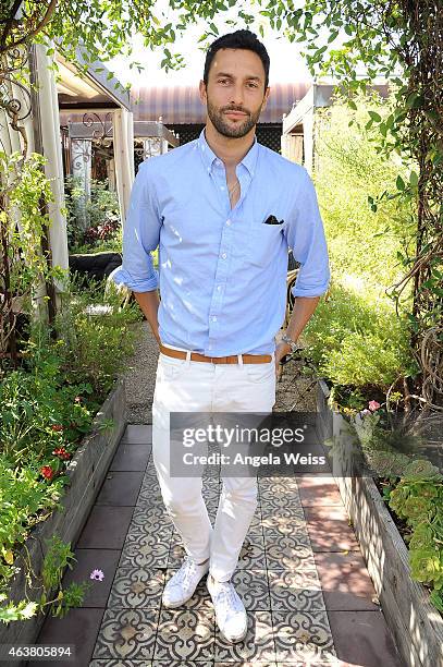 Noah Mills attends the Maison De Mode Oscar week lunch hosted by Rosario Dawson, Amanda Hearst, Hassan Pierre & Spotify at Petit Ermitage on February...